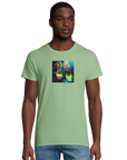 Adventurous - "Dancing in Colours" T-shirt apple green 4