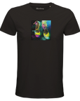 Adventurous - "Dancing in Colours" T-shirt Deep Black 1