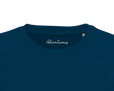 Adventurous Dancing in Colours Organic Men's Fitted T-shirt denim inside neck