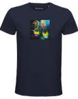 Adventurous - "Dancing in Colours" T-shirt French Navy 1