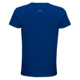 Adventurous Dancing in Colours Organic Men's Fitted T-shirt Royal Blue flat back