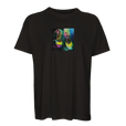 Adventurous - "Dancing in Colours" T-shirt Deep Black 1