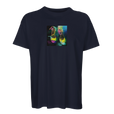 Adventurous - "Dancing in Colours" T-shirt French Navy 1