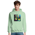 Adventurous - "Dancing in Colours" Hoodie frozen green 3
