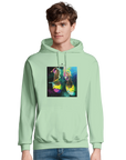 Adventurous - "Dancing in Colours" Hoodie frozen green 3