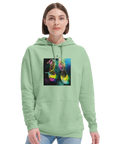 Adventurous - "Dancing in Colours" Hoodie frozen green 5