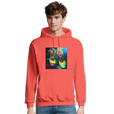 Adventurous - "Dancing in Colours" Hoodie pop orange 3