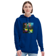 Adventurous - "Dancing in Colours" Hoodie Royal Blue 5