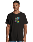 Adventurous - "Dancing in Colours" T-shirt Deep Black S 7