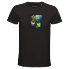 Adventurous - "Dancing in Colours" T-shirt Deep Black XS 1