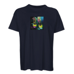 Adventurous - "Dancing in Colours" T-shirt French Navy S 1