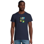 Adventurous - "Dancing in Colours" T-shirt French Navy XS 4