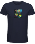 Adventurous - "Dancing in Colours" T-shirt French Navy XS 46