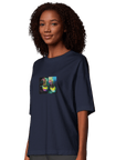 Adventurous - "Dancing in Colours" T-shirt French Navy XS 9