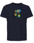 Adventurous - "Dancing in Colours" T-shirt French Navy XS 33