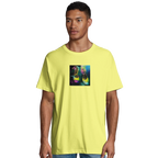 Adventurous - "Dancing in Colours" T-shirt Light Yellow S 4