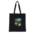 Adventurous - "Dancing In Colours" Tote Bag Black 1