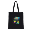 Adventurous - "Dancing In Colours" Tote Bag Black 1