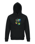 Adventurous - "Dancing in Colours" Hoodie Black 1