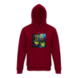 Adventurous - "Dancing in Colours" Hoodie Burgundy 1