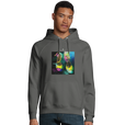 Adventurous - "Dancing in Colours" Hoodie charcoal melange 3
