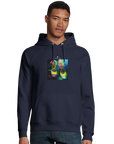 Adventurous - "Dancing in Colours" Hoodie French Navy 3