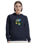 Adventurous - "Dancing in Colours" Hoodie French Navy 5