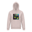Adventurous - "Dancing in Colours" Hoodie Pale Pink 1