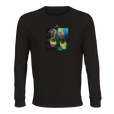Adventurous - "Dancing in Colours" Long sleeve Deep Black 1