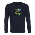 Adventurous - "Dancing in Colours" Long sleeve French Navy 1