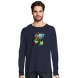 Adventurous - "Dancing in Colours" Long sleeve French Navy 3
