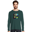 Adventurous - "Dancing in Colours" Long sleeve green empire 3