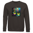 Adventurous - "Dancing in Colours" Sweatshirt deep charcoal grey 1