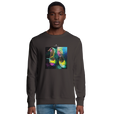 Adventurous - "Dancing in Colours" Sweatshirt deep charcoal grey 3