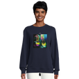 Adventurous - "Dancing in Colours" Sweatshirt French Navy 5
