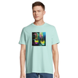 Adventurous - "Dancing in Colours" T-shirt arctic blue 4