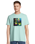 Adventurous - "Dancing in Colours" T-shirt arctic blue 4