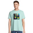 Adventurous - "Dancing in Colours" T-shirt arctic blue 4