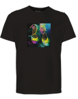 Adventurous - "Dancing in Colours" T-shirt Deep Black 1