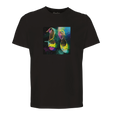 Adventurous - "Dancing in Colours" T-shirt Deep Black 1