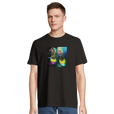Adventurous - "Dancing in Colours" T-shirt Deep Black 4