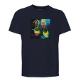 Adventurous - "Dancing in Colours" T-shirt French Navy 1