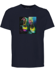 Adventurous - "Dancing in Colours" T-shirt French Navy 1