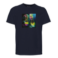 Adventurous - "Dancing in Colours" T-shirt French Navy 1