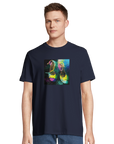 Adventurous - "Dancing in Colours" T-shirt French Navy 4