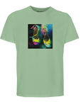 Adventurous - "Dancing in Colours" T-shirt frozen green 1