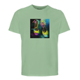 Adventurous - "Dancing in Colours" T-shirt frozen green 1