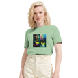 Adventurous - "Dancing in Colours" T-shirt frozen green 6
