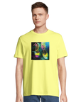 Adventurous - "Dancing in Colours" T-shirt Light Yellow 4