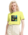 Adventurous - "Dancing in Colours" T-shirt Light Yellow 6